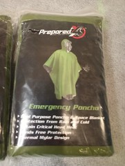 prepared4x emergency poncho (set of 2)