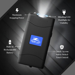 Gizmo Corner 36M High Voltage Defense Device, Rechargeable Mini w/ LED