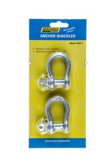 Galvanized Anchor Shackle Screw Pin Heavy Duty 4400lb Max Load Boat Marine