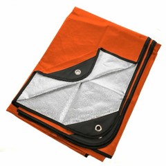 ARCTURUS OUTDOOR SURVIVAL BLANKET/TARP/PONCHO 60″ X 82″ – Hi-Viz Orange