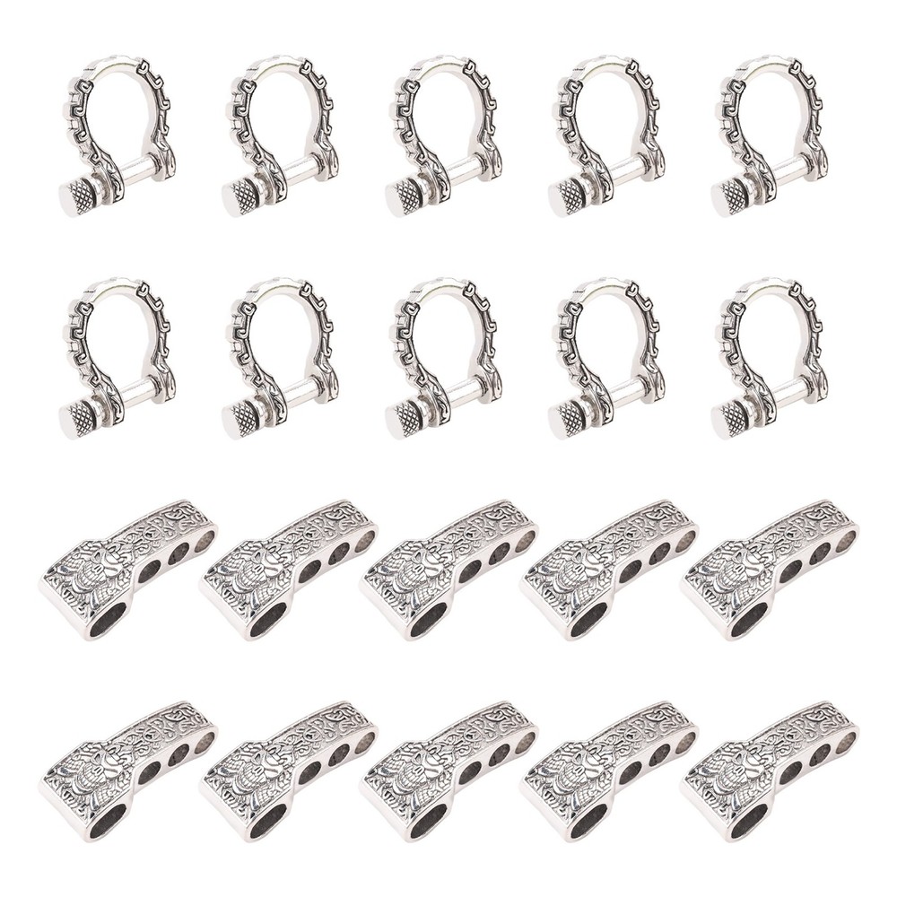 Paracord Buckles Bow Clasps Pin Anchor Shackle Adjustable Shackles5681