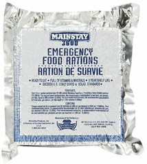 Emergency Food Rations – 3600 Calorie Bars Mainstay