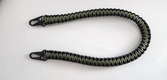 Custom Carry Strap 55″ Xtra Thick Core Paracord – Choose Colors, Length, Clips