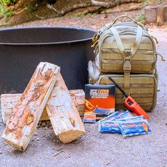 – All-Natural Fire Starters for Campfires, Fire Pits, BBQs & Fireplaces – Long