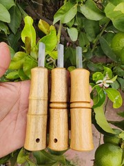 Bushcraft ferro rod striker with katalox wood handle | ferrocerium rod striker