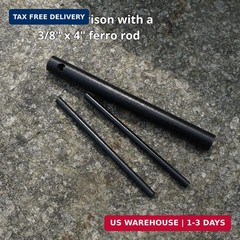 FERROFIRE 20-Pack Mini Small Ferro Rods 5/32 Inch Thick x3 Inch Long – Ferroc…