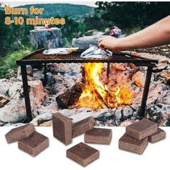 Natural Fire Starters for BBQ Grill Charcoal Chimney Indoor Outdoor 32 Pieces