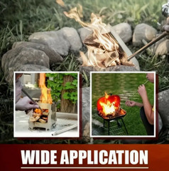 2 -19″ Telescopic Compact Fire Starter, Ideal for Camping & Outdoors, US Seller