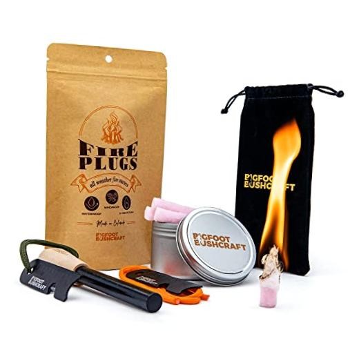 Emergency Fire Starter Kit – Waterproof, Windproof – 5+ Minute Burn