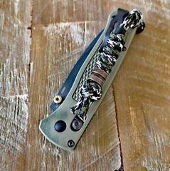 Paracord Short Lanyard Holder for Folding Knife EDC Stainless Steel Metal Beads
