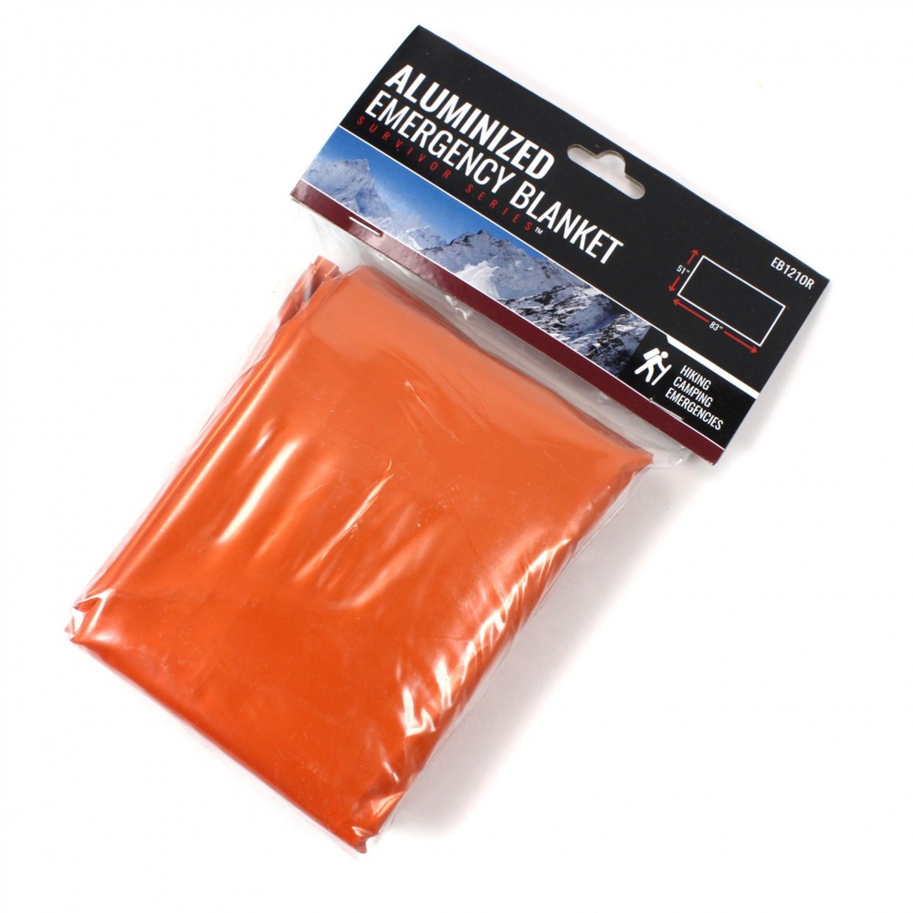 ASR Outdoor Survival Blanket Mylar Extreme Emergency Accessory Orange