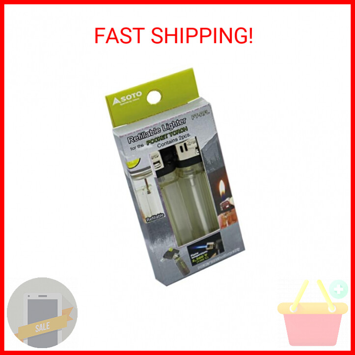 SOTO Pocket Torch – Different Variations Available – Lighter is Empty, Fuel NOT
