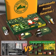 WiFER Survival Kit Advent Calendar 2025 for Men – 24 Days Christmas Countdown…