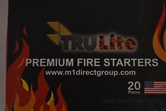 TruLite Premium Fire Starter Sticks All Weather Odorless 20 Piece For Fire Pit