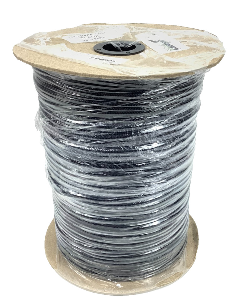 550-7 Paracord Black 1000 Feet Spool | Paracord Planet