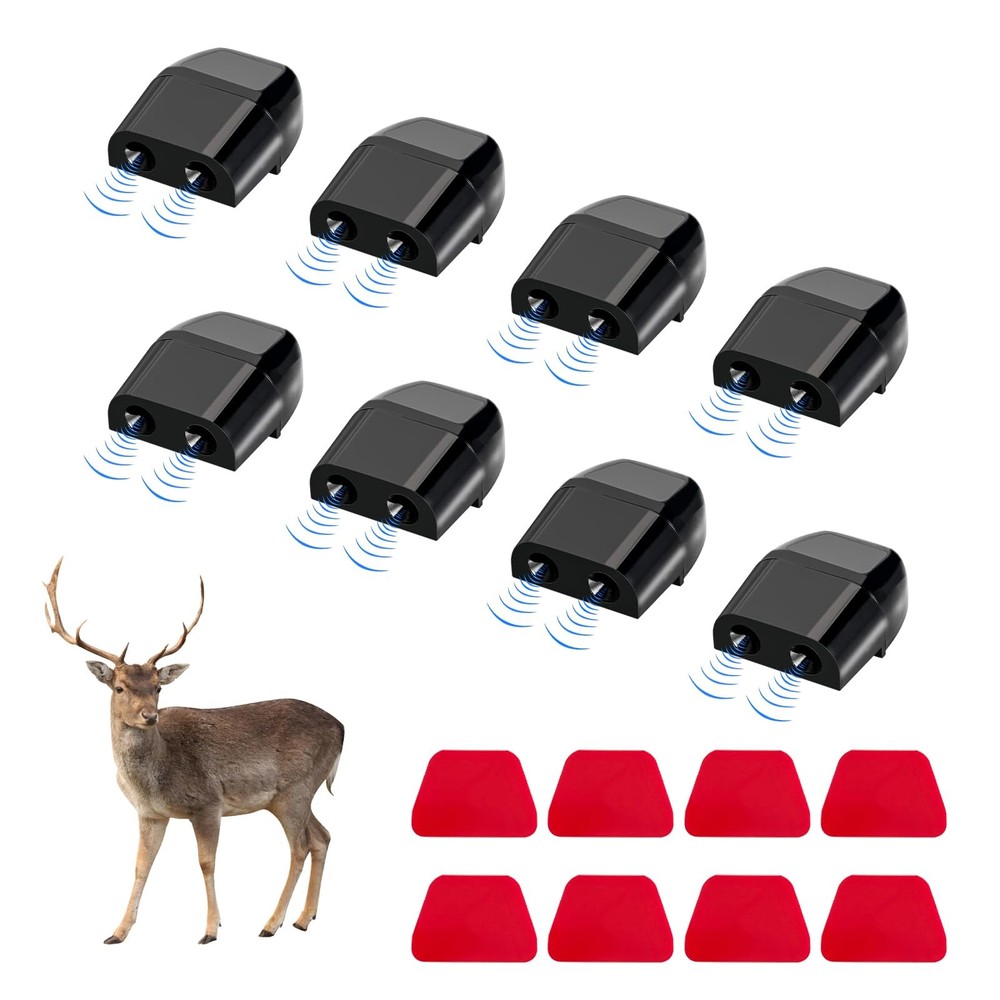 4 PCS Deer Whistles for Car, Automotive Deer Warning Whistle Devices, Animal War