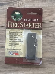Fire Starter Magnesium striker blade included Prepper Backpacking
