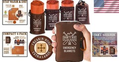 Freakin’ Huge Emergency Blankets – XXL Space-Reflective Survival Gear for Out…