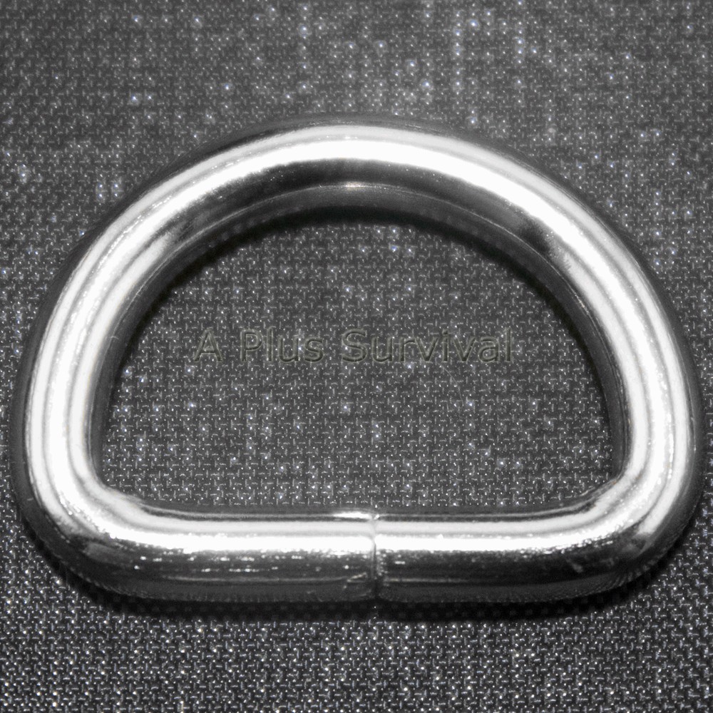 Lot of 10 Metal 5/8″ D-Ring Paracord Bracelets Dog Pet Collars Leashes Crafts