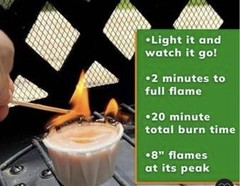 Firestarter Cups-envirolog, 24 Ct, Bonfires, Fire Pits, Charcoal Grills, 2 Boxes
