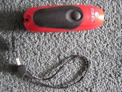 Fox 40 8040 Electronic 3 Tone Whistle with Wrist Lanyard – Red/Black