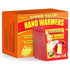 Geelgry Hand Warmers Disposable 125Pcs Long-Lasting Up To 12 Hours For Warm