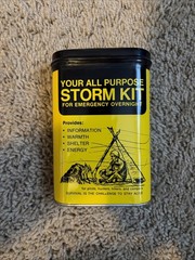 Vintage Camping All Purpose Storm Kit for Emergencies