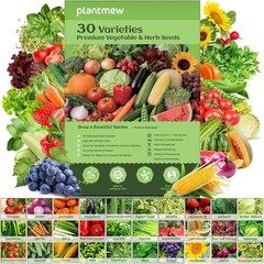 Seed Vault】 Heirloom Vegetable Seeds Planting Kit – 15,000+ Non-GMO Seeds for…