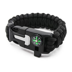 Paracord Bracelet Waterproof Outdoor Adjustable Survival emergency Knife Kit