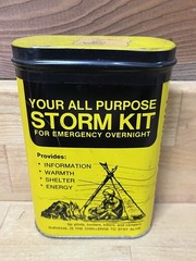 Storm Kit Survival Tacoma Mountain Rescue Unit NEVER OPENED Tin VTG/NOS #2
