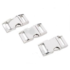 5x Metal Side Release Buckle 550 Paracord DIY Backpack Pet Collar Webbing Strap