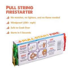 3 Pack White Solid Fire Fuel Quick Fire Starter Waterproof Windproof