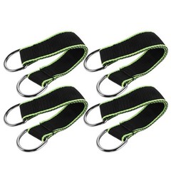 4Pcs Double Layer Strong Tree Swing Straps Durable Hanging Ropes for Hammocks