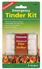 Coghlan’s 8647 Emergency Tinder Kit Flint Match Survival Set of 3