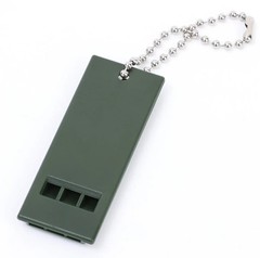 1 Pc Portable 3 Frequency Whistle Loud Survival Camping Hiking Safety Tool