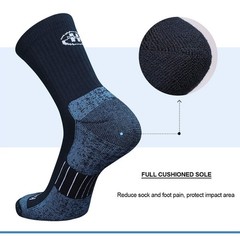 Heatuff Men’s 6 One Size, Black 2, Navy Blue Grey 1 and Green 1 (6 Pairs)