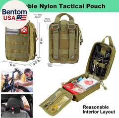 Survival Kit 256 in 1, First Aid Kit Survival Gear Tools Trauma Kit with Molle P