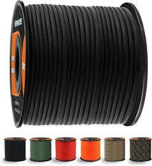 650Lb Paracord/Parachute Cord – 9 Strand Paracord Rope – 100′, 200′ Spools of Pa