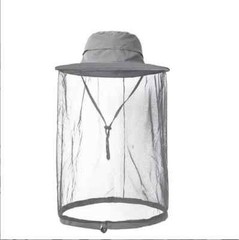 Mosquito Net Hat UPF50+ Sun Protection Insect Hats Beekeeping Fishing Hiking Hat