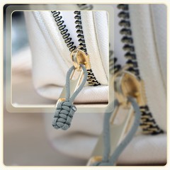 12Pcs Reflective Paracord Zipper Pull, 85 mm Length for Backpacks, Olive Green