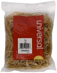 Rubber Bands, Size 19, 0.04″ Gauge, Beige, 4 oz Box, 310/Pack Beige