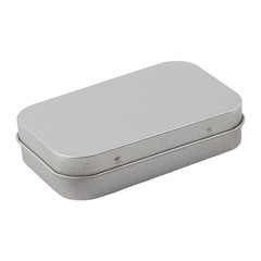 High Quality Tinplate Box Storage Case Small Items Sturdy Survival Travel