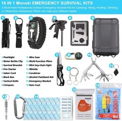 Survival Kit Outdoor Emergency Gear Kit for Camping Hiking Travelling