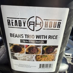 Beans & Rice Trio Large Bucket Bulk 100 Servings 30 Year Emergency Food Storage
