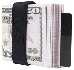 Money Bands (Set of 3) – for Large Amounts Thin, Black
