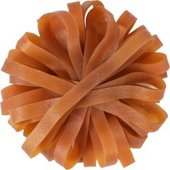 Rubber Bands Large Wide 6.5inch 35pcs Natural color of rubber
