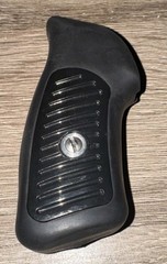 Ruger SP101 Standard Grips Screw Rubber Grip Black Rubber and Polymer