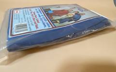 Poncho Rain Yellow Emergency Vinyl Blue Heavy Vinyl Attached Hood 1 Size 3 Lot