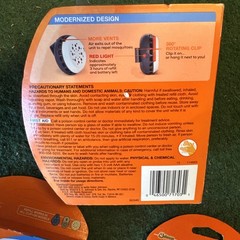 New OFF! Clip On Mosquito Repellent Fan Starter Circulated Repellents + 4 Refill