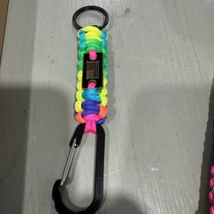 Heavy Duty Para cord Bracelet, Lanyard & Keychain Multi-color- US Flag